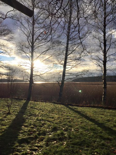 För mej känns trädgården trolsk på något vis. Man kan känna historiens vingslag. Jag hittar ständigt nya vyer från olika vinklar i trädgården. Havet och den parkliknande gården. Min själ vilar här.